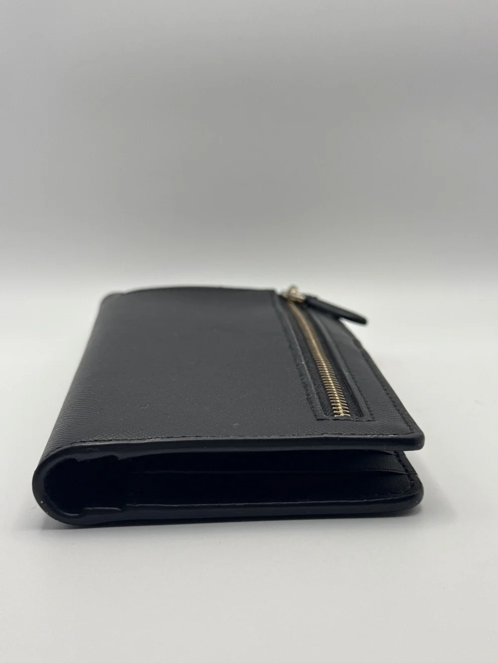 Kate Spade New York Black Leather Zip Around Wallet